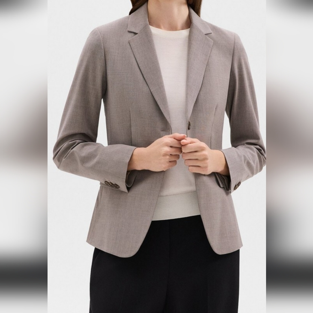 Theory Women's Gray Blazer